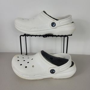 Crocs Mules Clogs sandals Boys  Sz J2 White